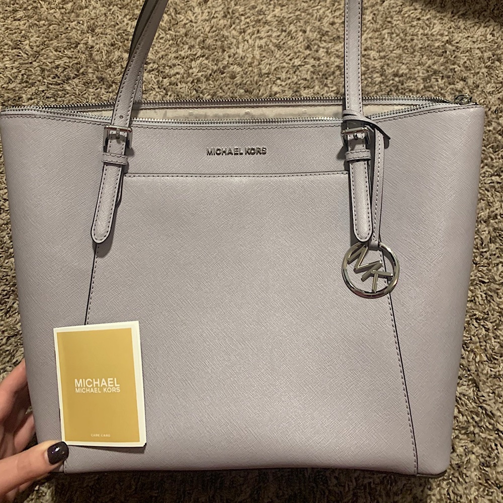 Lavender Grey Michael Kors Tote